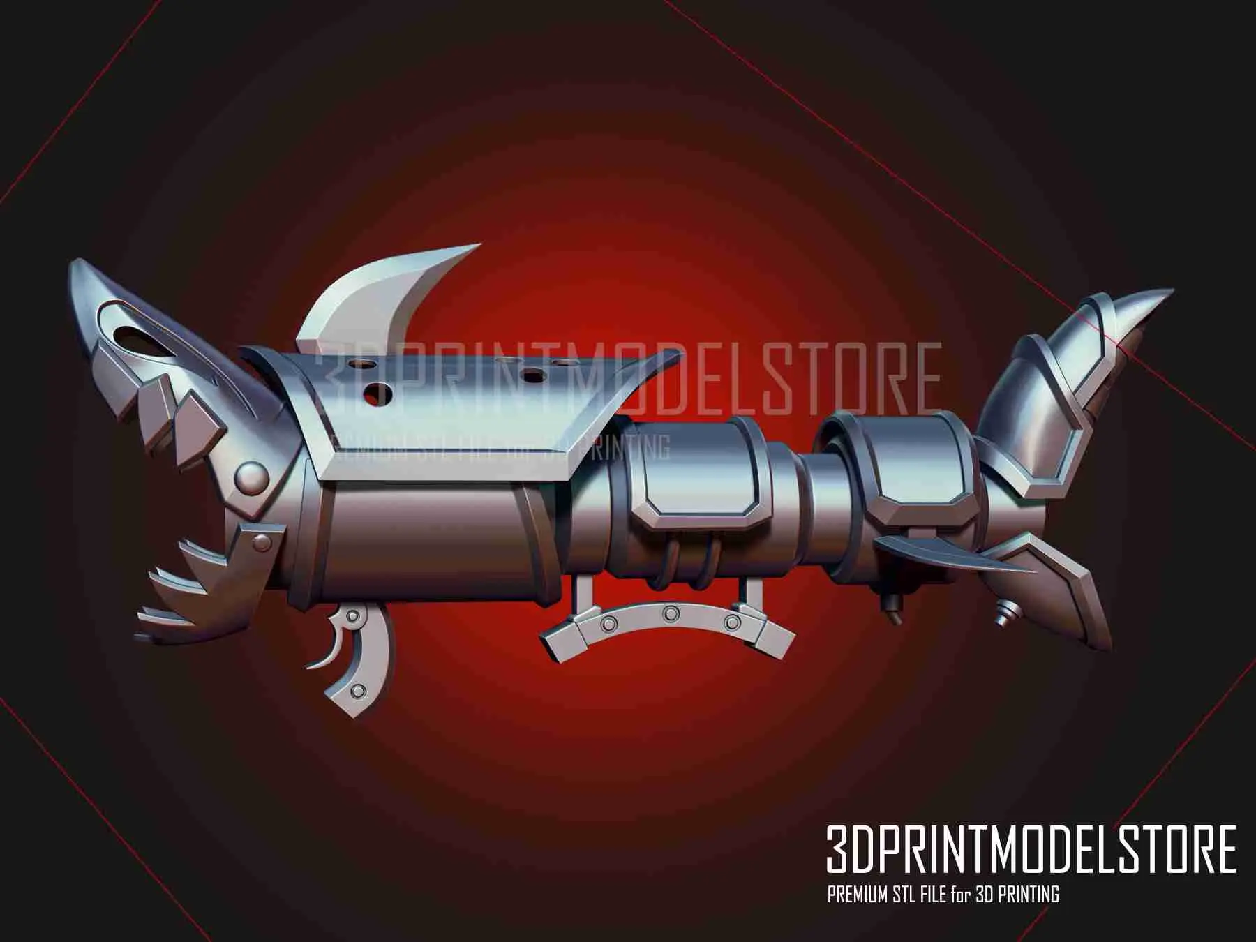 League of Legends LOL Jinx Fishbones Cosplay Silahı