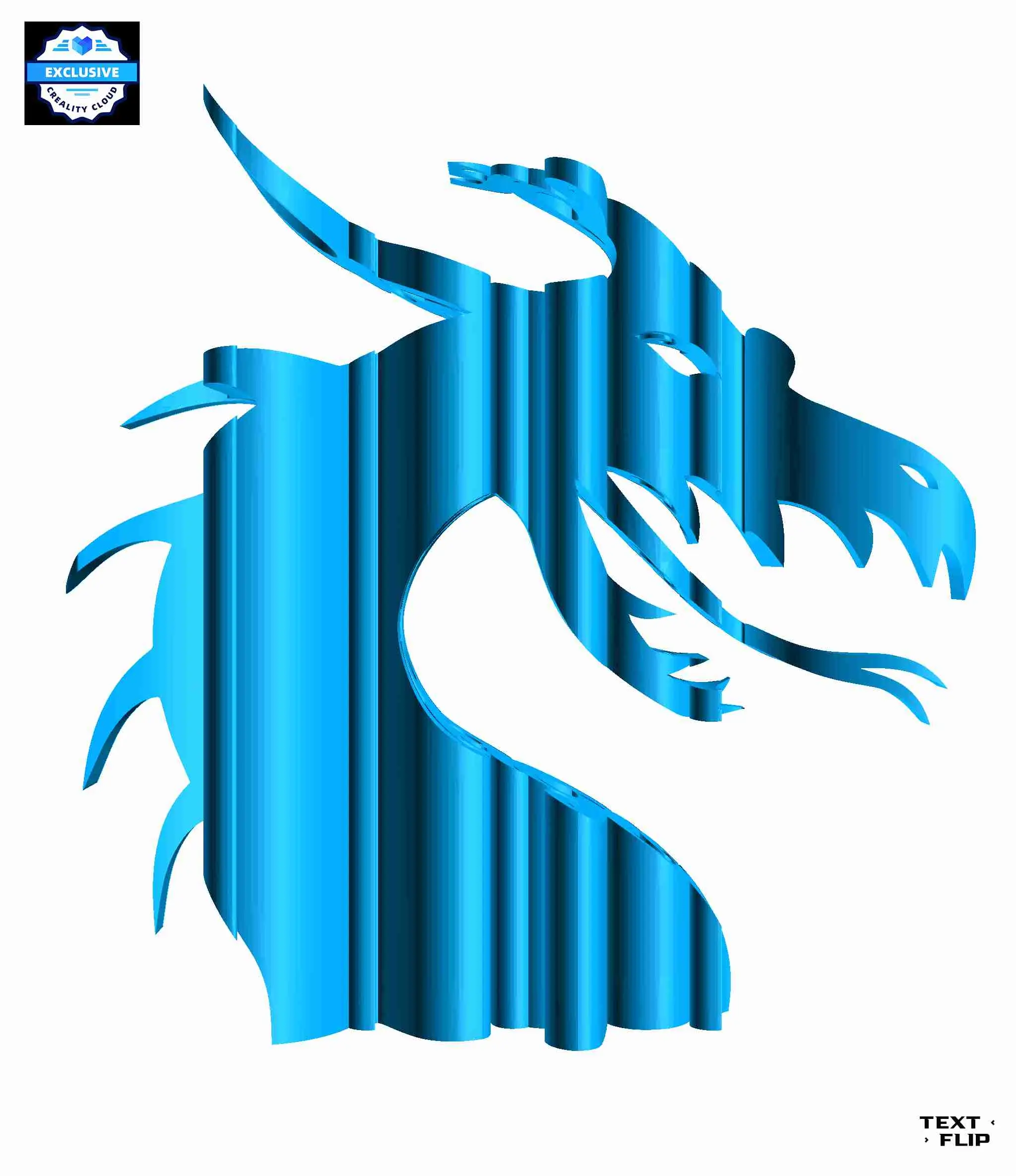 Text Flip - Blue Dragon 2.0