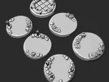 Bases - Supportless (25mm, scaleable)-1