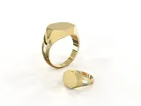 Hex signet ring-2