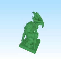 ork shaman for tabletop game