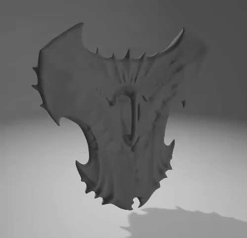Doom Dark Ages Titan Shield Fake Prop Cosplay