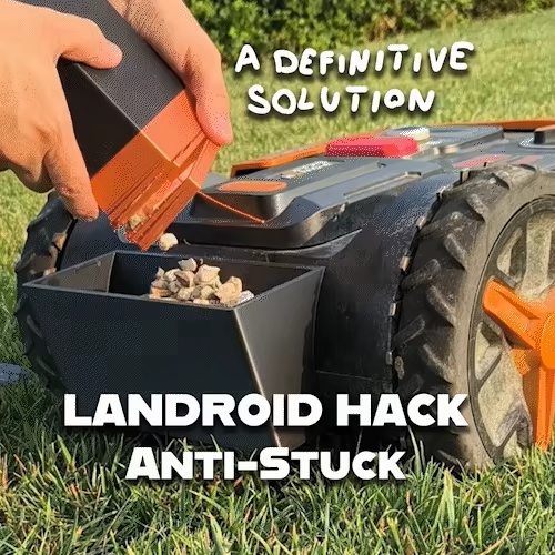 Summer LifeHack Anti-stuck counterweight for Landroid