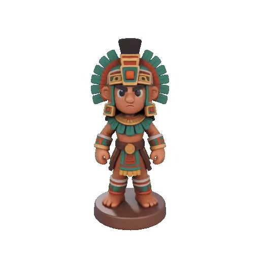 miniature Aztec warrior 4