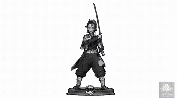 DEMON SLAYER TANJIRO KAMADO STATUE