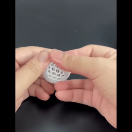 AIRLESS TABLE TENNIS BALL - PING PONG - STL & 3MF WITH SUPPO