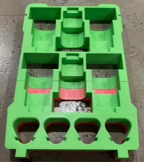 Packout battery storage