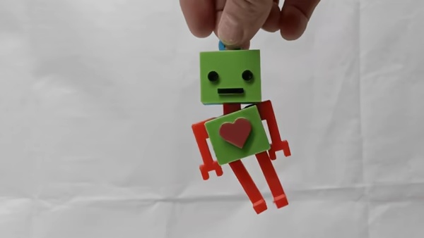 Small Robot Pendant with Movable Limbs-1