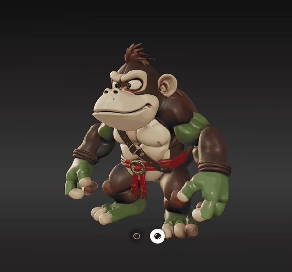Donkey Kong - Ninja Turtle Style