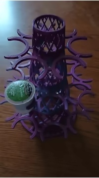 Porta capsule di caffè rotante