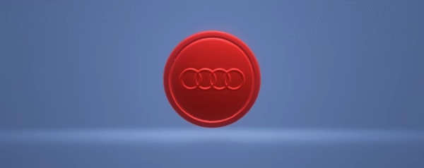 Audi könnyűfém keréktárcsa középső része-2