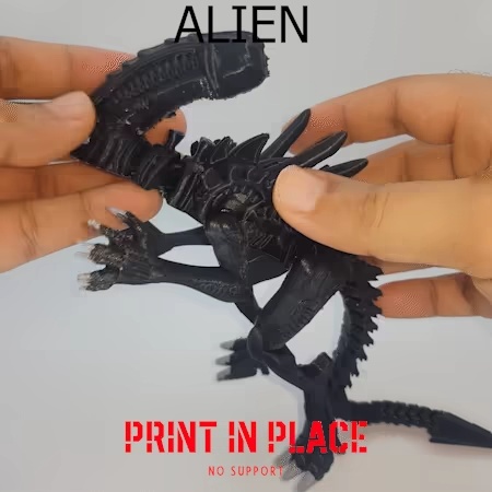 alien xenomorpho_flexi_print_in_place