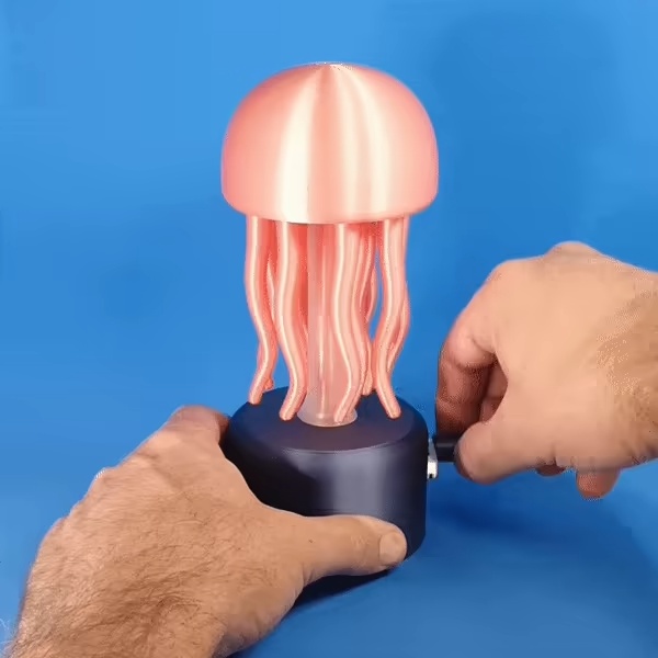 Jellyfish Swimming - Mechanical Interactive Art