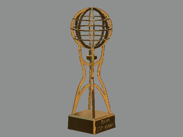 3D Printed  Trophy : "GLOBAL  3DP Winner Trophy"-8