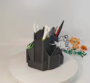 Rotating Pen Holder and Task Planner 旋转笔筒 计划打卡器-2