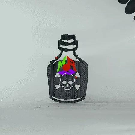 Text Flip - Toxic Bottle