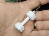 Dumbell 5 kilo keychain!-0