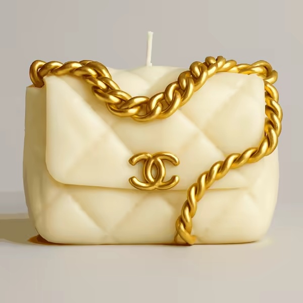 Chanel 19 Flap Bag Candle Mold