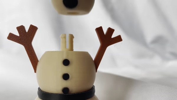 Articulated Clip-Together Snowman