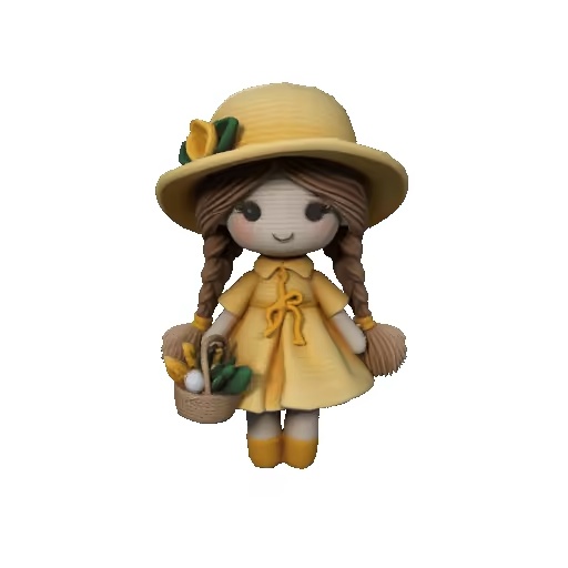 knitting baby model