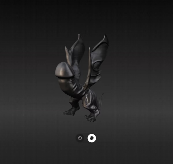 Penis with wings