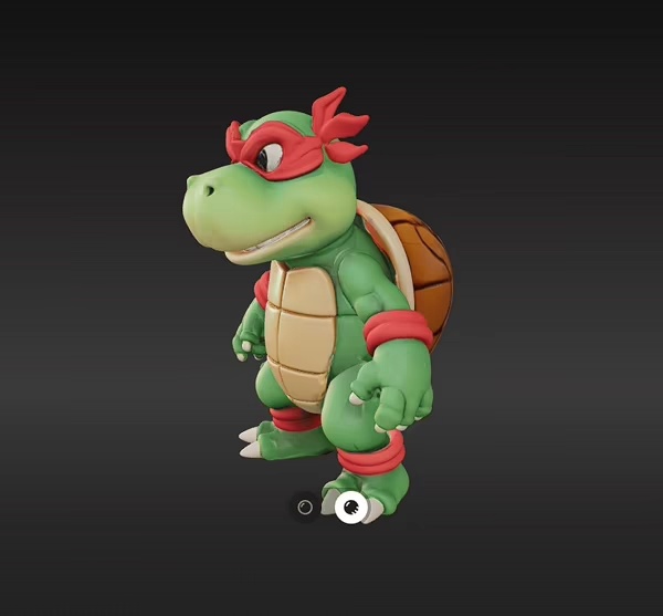 Yoshi - Ninja Turtle Style