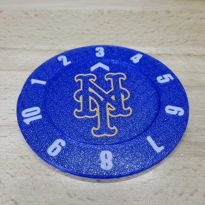Porta-copos Contador de Bebidas do New York Mets (Cor Única e Múltipla)