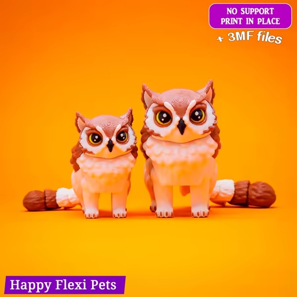 HibouChat ou Meowl, le mignon jouet flexi fantastique (#75)