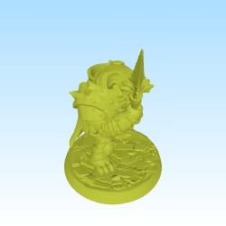 Dog soldier with spear for dungeon crawl and adventures
