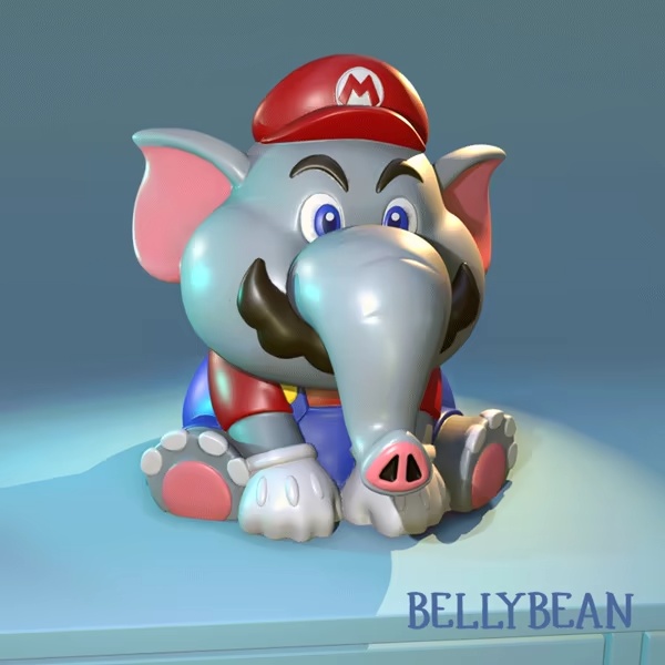 Mario Wonder Figura FAN ART