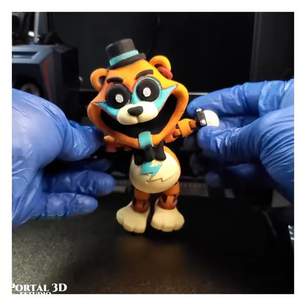 CUTE GLAMROCK FREDDY // PRINT-IN-PLACE WITHOUT SUPPORT