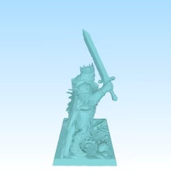 Skeleton king for tabletop skirmish game-0