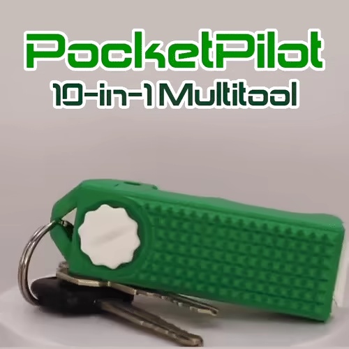 PocketPilot 10-in-1 Ice Scraper Everyday Carry Multitool-0