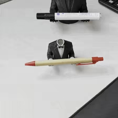 Um elegante "PEN BUTTLER" que mantém sua caneta favorita em segurança