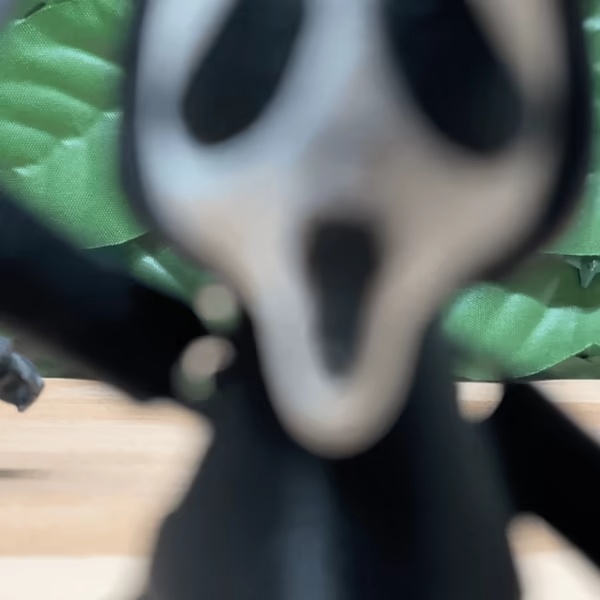 3D Printable Ghost Face Mini Articulated Flexi-0