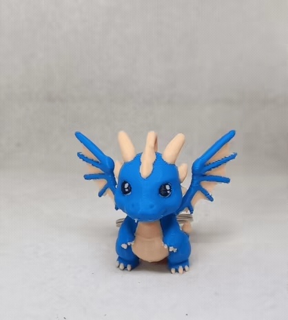 Porte-clés Dragon Chibi v01-1