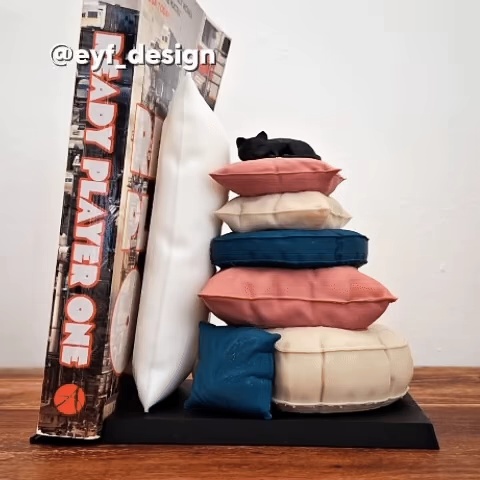Sleepy Cat Bookend