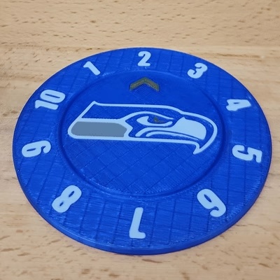 Seattle Sea Hawks Drink Count Coasters (Single+Multi Color)