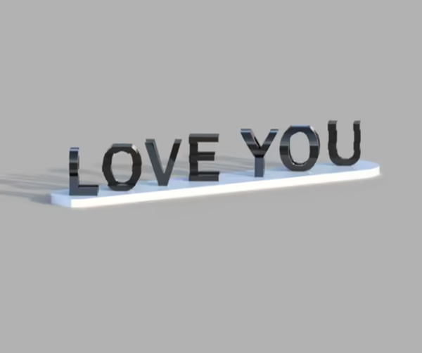 Text flipLove you Forever 