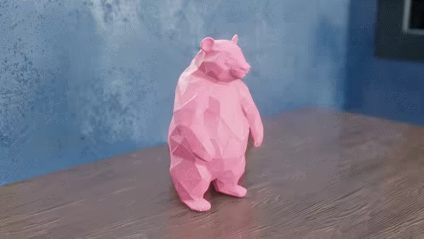 Low Poly Panda-0