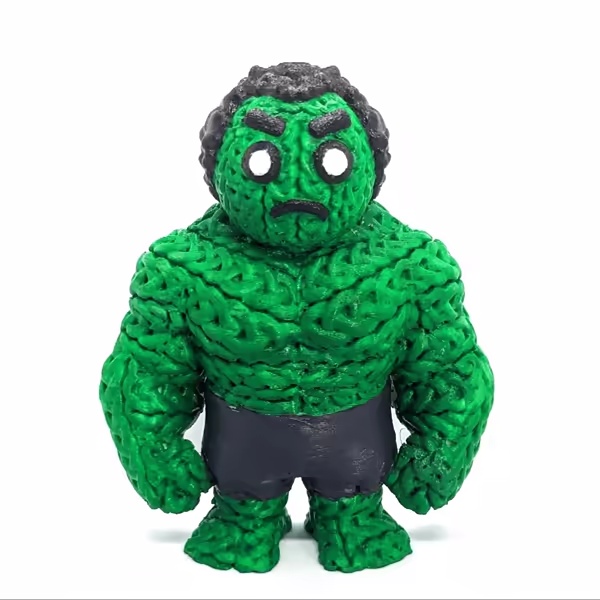 Knitted Hulk (cute)