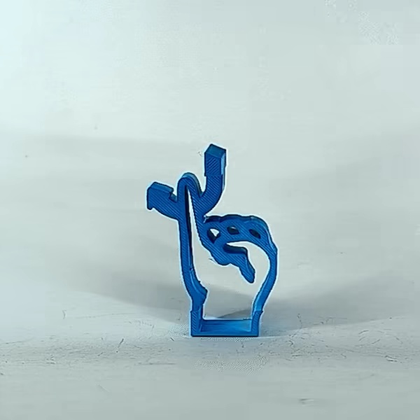 Text Flip - J (Dactylology)