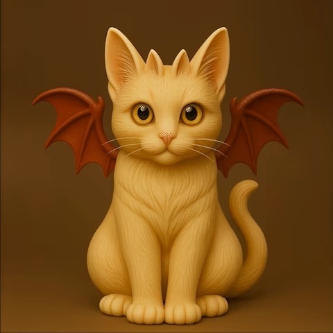 Meowmion - The Winged Kitty Figurine