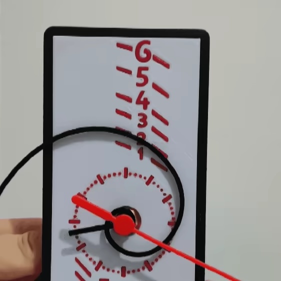 FIBONACCI SPIRAL CLOCK-0