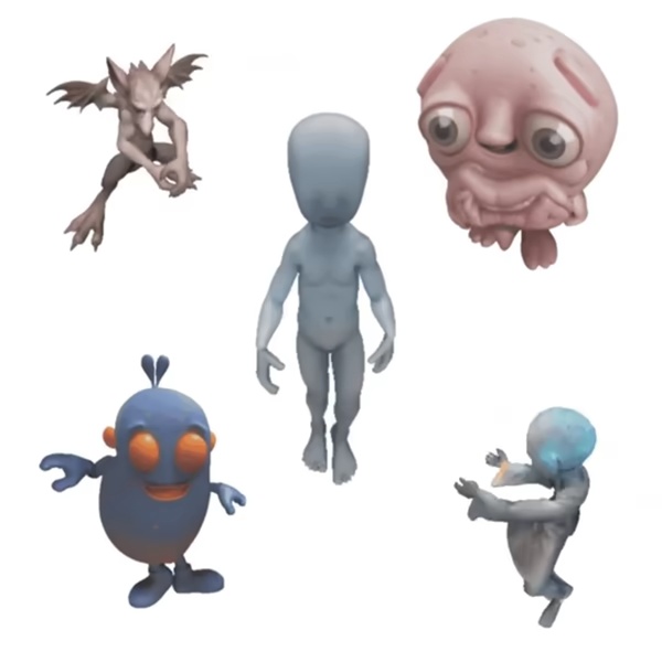 奇幻生物微缩模型套装