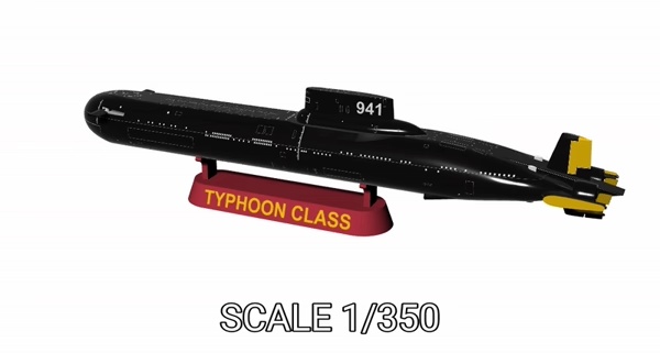 Typhoon-Klasse Akula 941 U-Boot 1/350 Hohe Qualität Акула