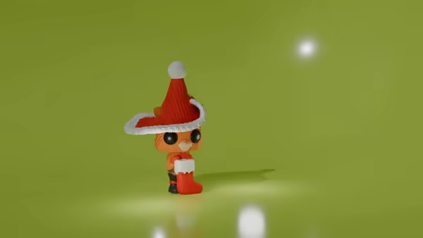 Crochet Christmas Puss in boots