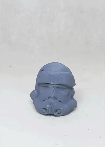 Weihnachtsmann-Sturmtruppler-Kühlschrankmagnet (Print-in-Place, keine Stützstrukturen-2