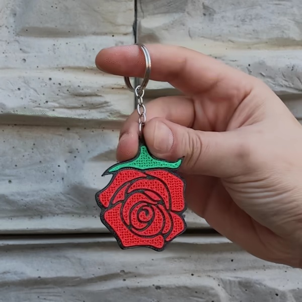 Rose Keychain by Falconsson - Multicolor-1