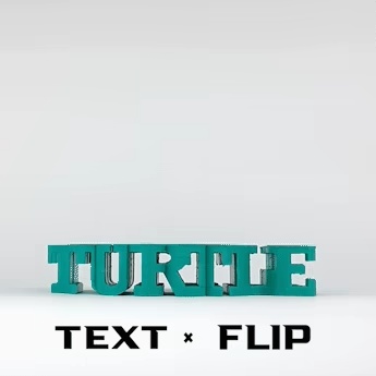 Voltear texto - Tortuga-0